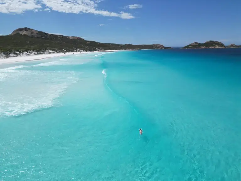 Surfing Lucky Bay