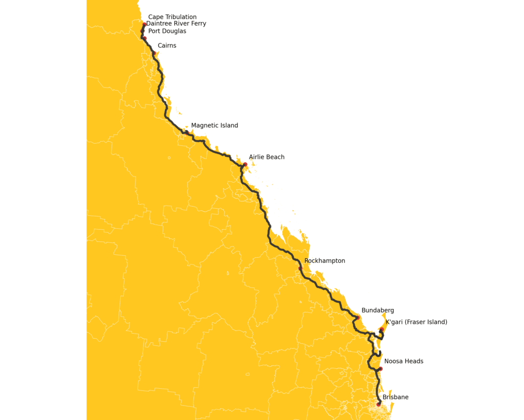 East Coast Australia Road Trip Itinerary