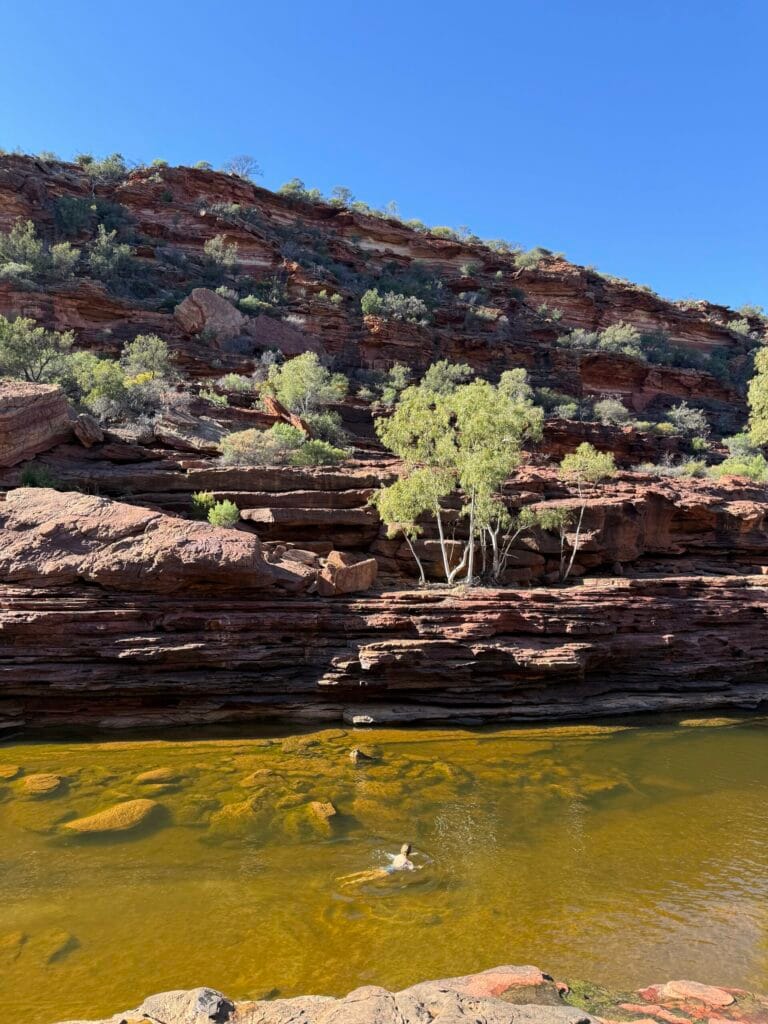 Swim at Z bend Kalbarri
